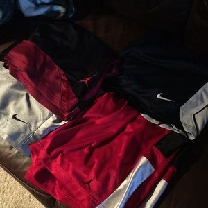 FOUR pairs of Air Jordan / Nike Basketball Shorts